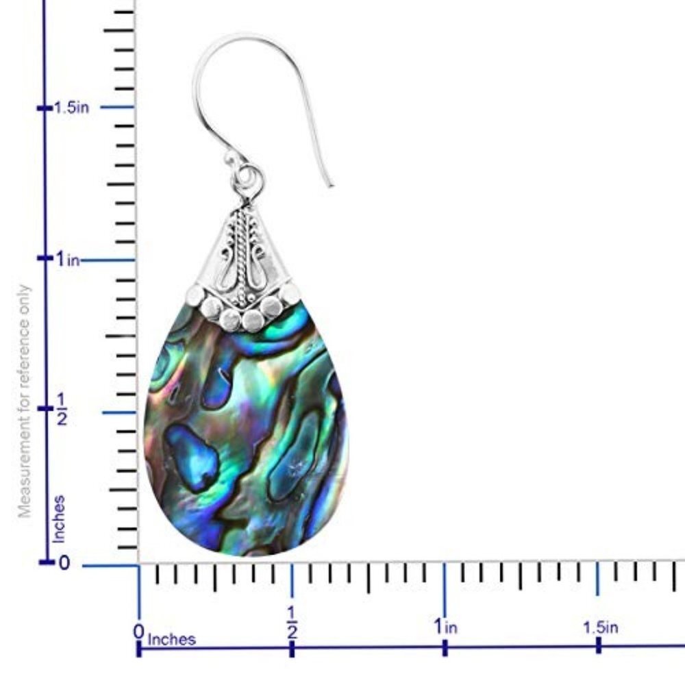 Shell Dangle Drop Earrings - Picture 2 of 5